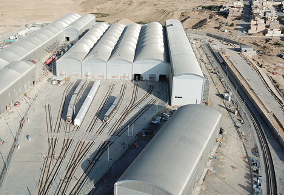 East Depot Pump Station under construction for Riyadh Metro
