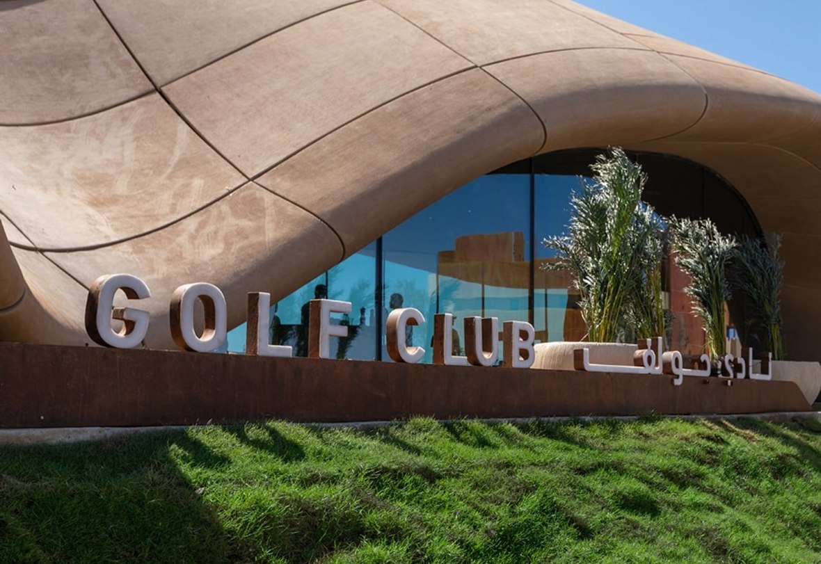 The golf club at Sindalah Island, NEOM