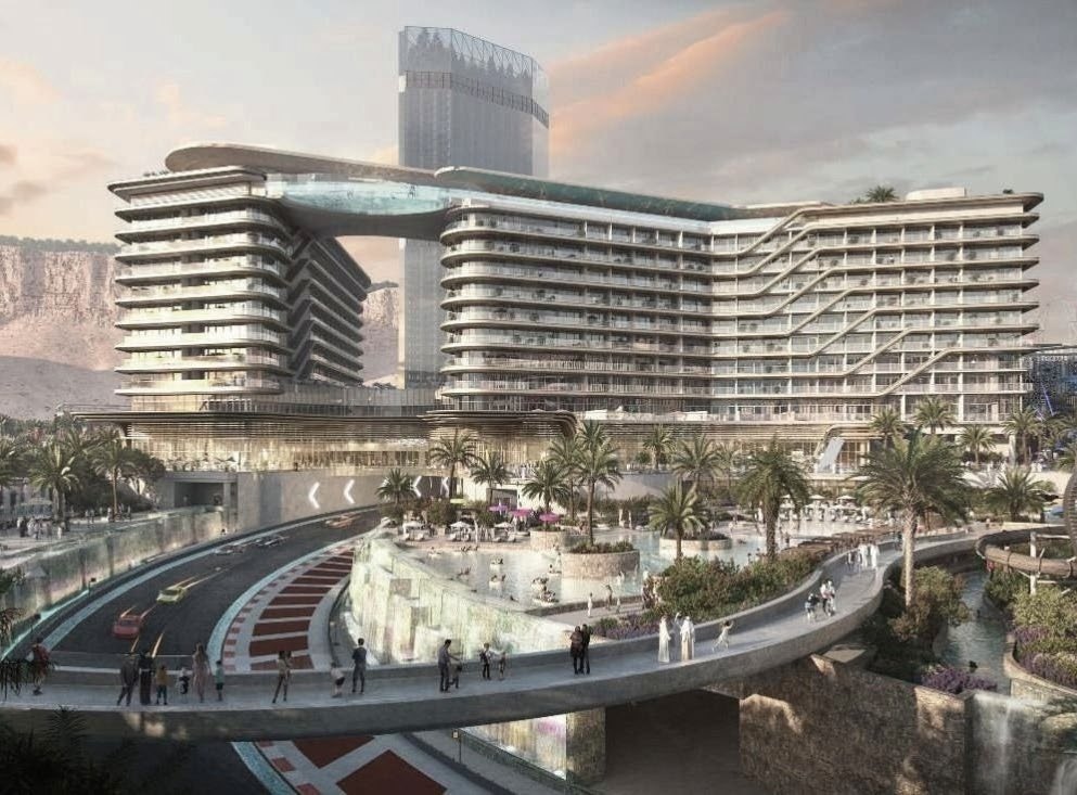 Water Park Hotel development at Qiddiya