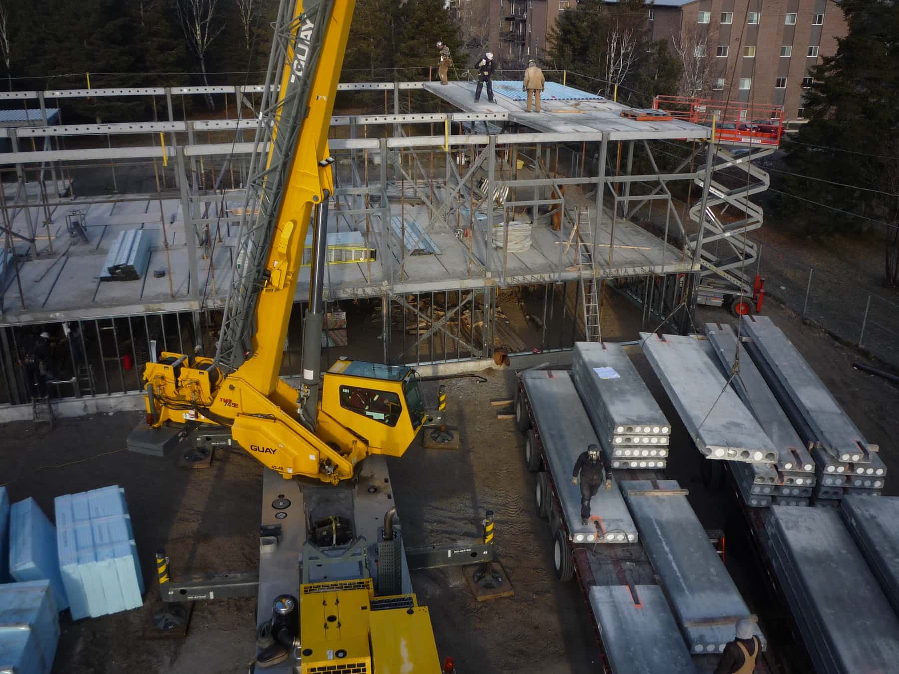 MAB United construction works in progress